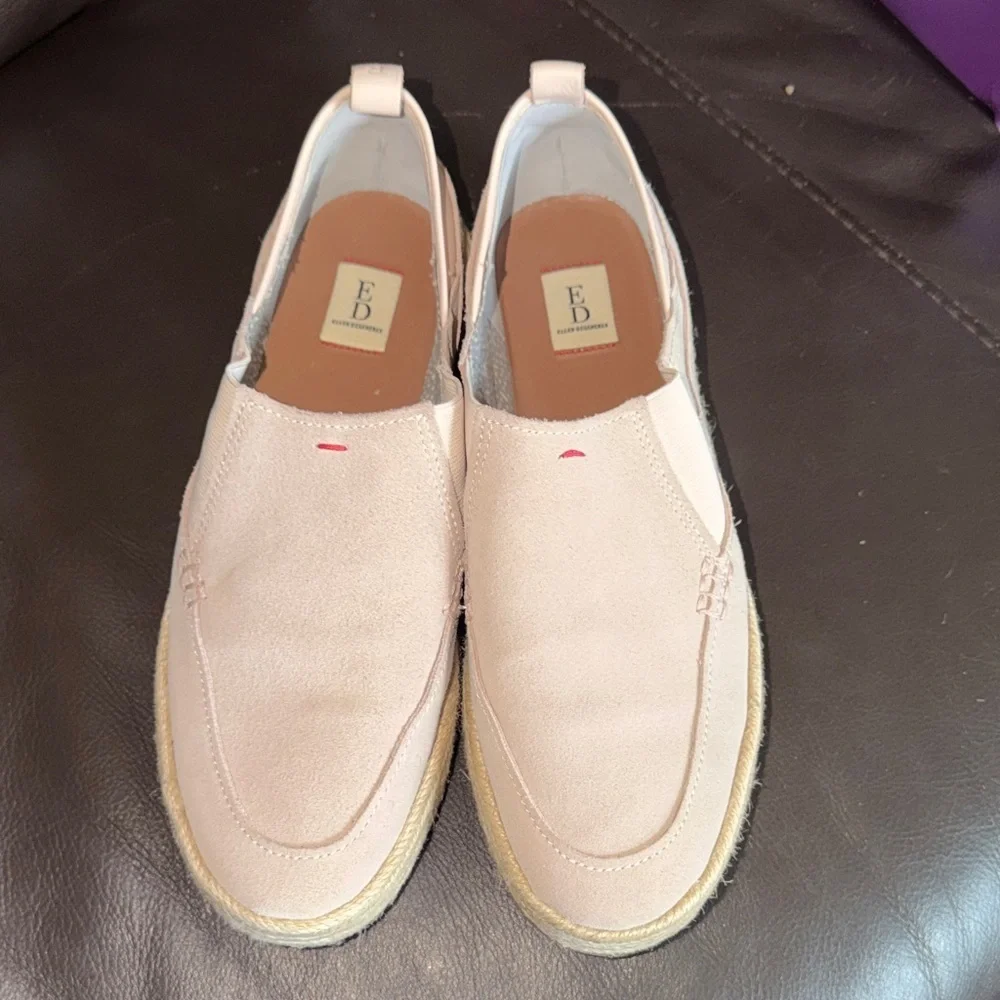 Ellen DeGeneres Women's Espadrille Slip-Ons in Light Pink